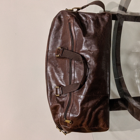Fossil Leather Duffle Bag - Picture 3 of 6